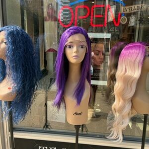 Purple Women's Wig last one